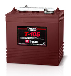 New Trojan T-105 Golf Cart Battery Free Delivery to many locations in the Northeast.