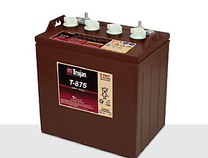  Trojan T-875 8 volt Flooded Lead Acid Golf cart Battery GOLF CART GEM CAR BAD BOY BUGGIES BATTERIES