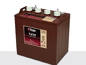 Trojan T-875 8 volt Flooded Lead Acid Golf cart Battery