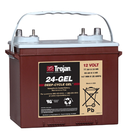 Trojan 24-GEL 12 Volt Deep Cycle Battery 