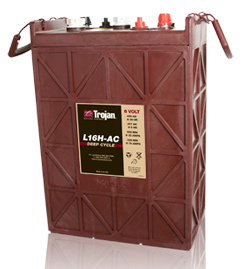 Trojan L16H-AC 435 AH 6 volt Flooded Lead Acid Deep Cycle Battery 