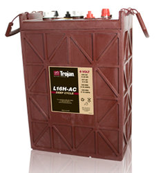Trojan L16H-AC 435 AH 6 volt Flooded Lead Acid Deep Cycle Battery 