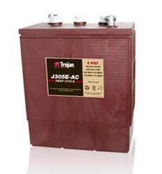 TROJAN J305E-AC 6V 20-Hr Rate 305 Amp hour Flooded Lead Acid Battery