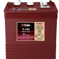 Trojan T-145 6V Flooded Lead Acid Battery Golf Cart Battery FLOOR MACHINES
